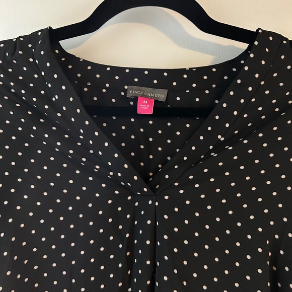 Vince Camuto Polka Dot Blouse - Picture 1 of 6